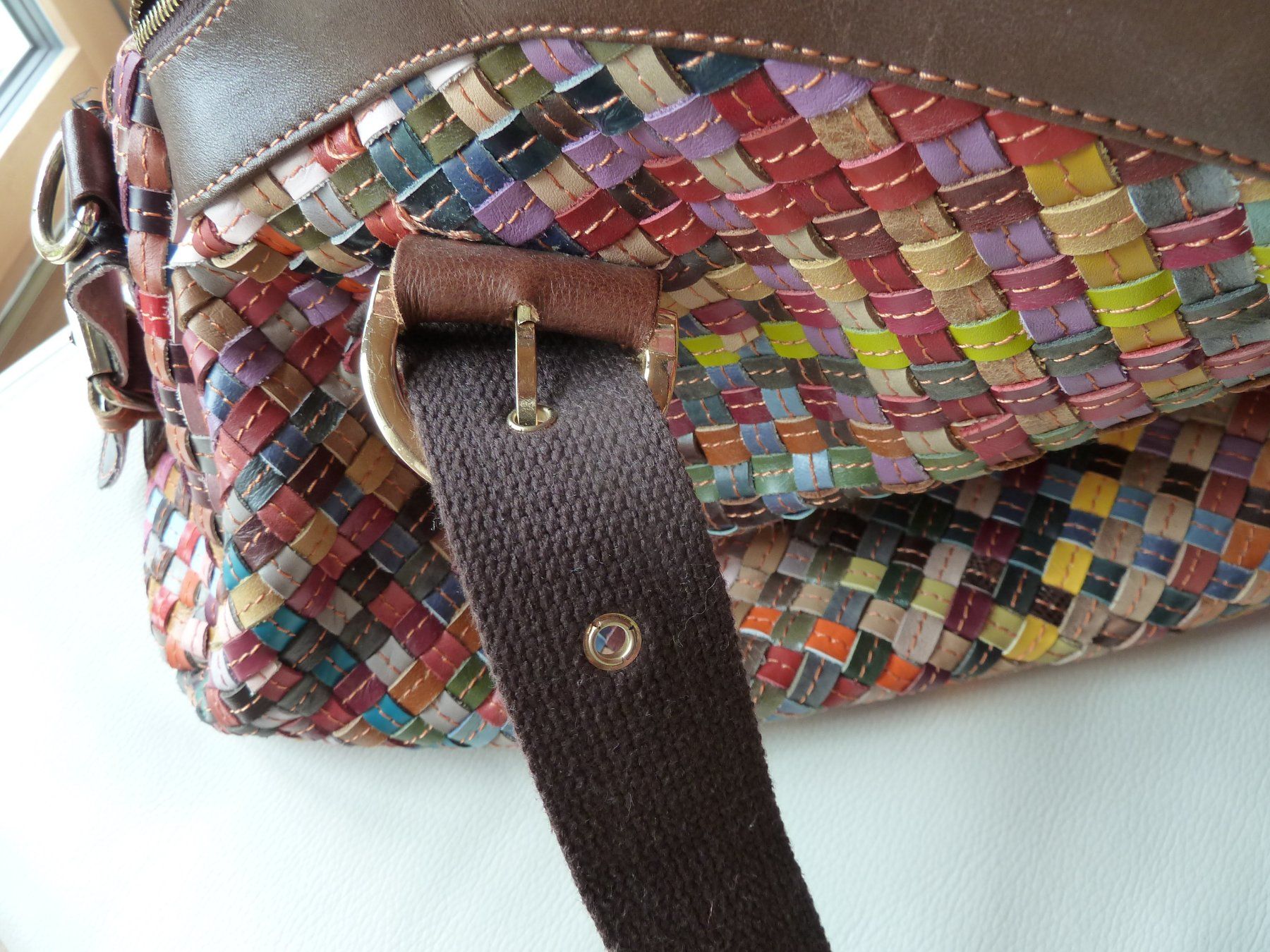 Borse da donna: Leder Tasche SYSTYLE  echt Copiright Bunt – Usato da Meiringen venduto da Lifestyle55 5
