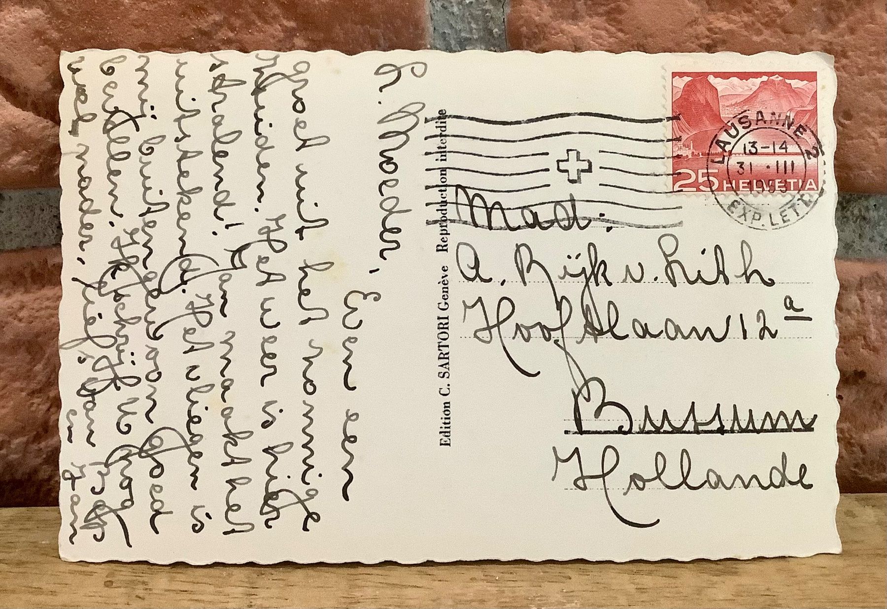 Ansichtskarten: 1953 - PLACE CHAUDERON - Oldtimer - Lausanne – Gebraucht aus Root von ENGLAND-TREASURES 2