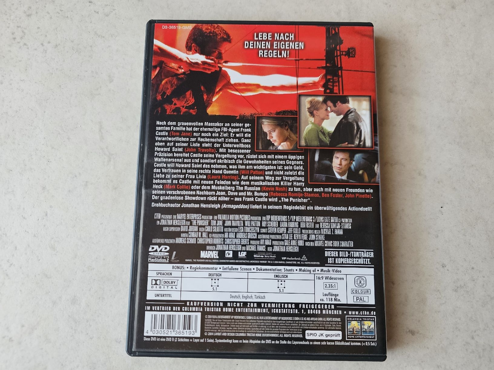 Tutti i DVDs: The Punisher  /  Extended Version – Usato da Schneisingen venduto da backstore24 1