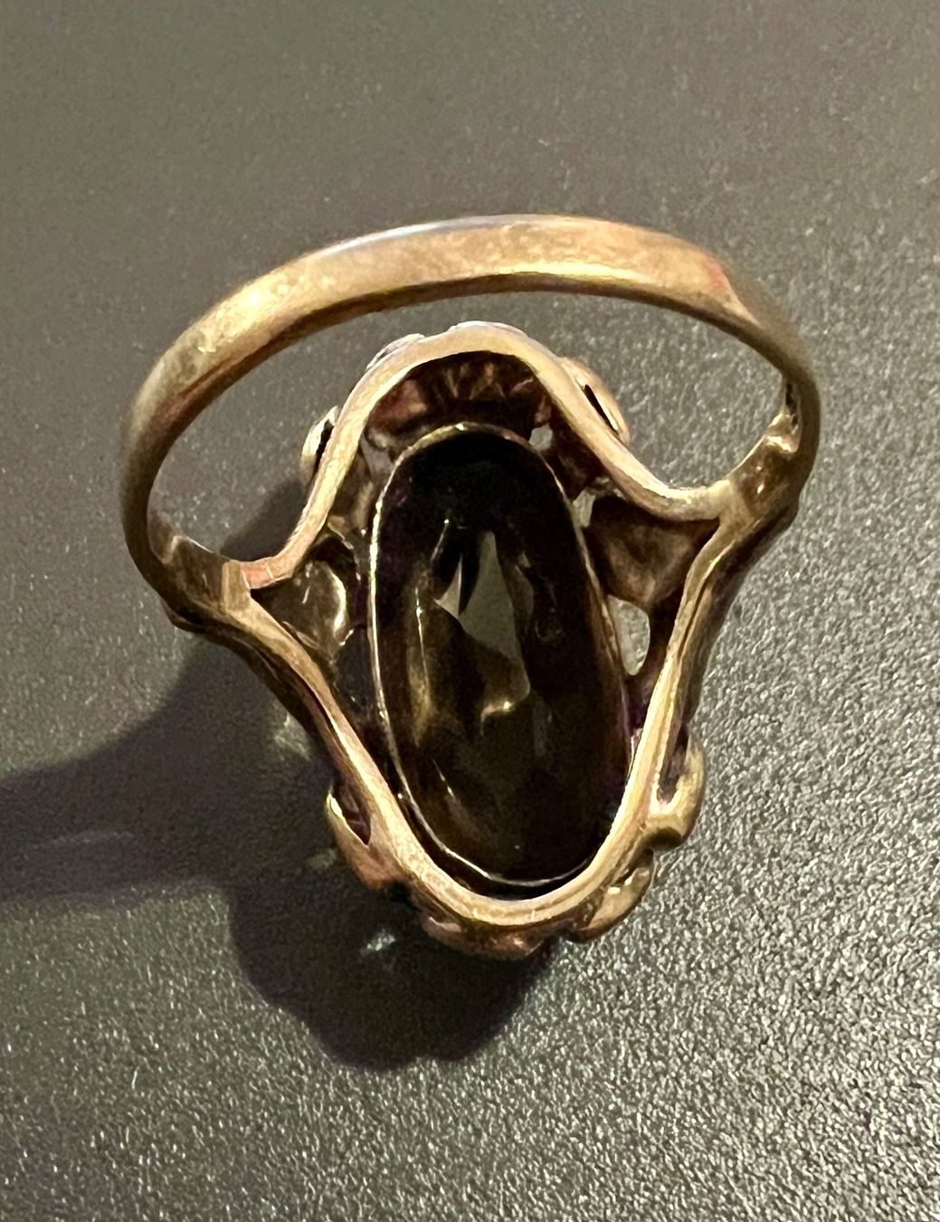 Anelli: Gold-Ring 8K mit Rauchquarz – Usato da Chur venduto da Penting1935 4