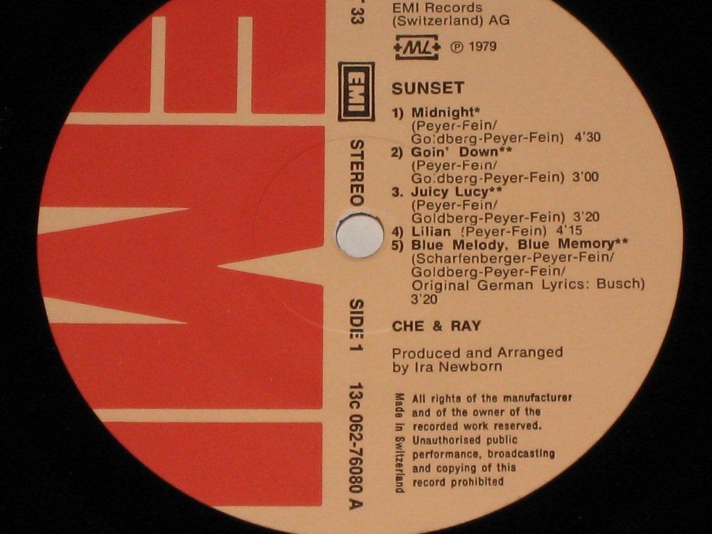Dischi in vinile: LP - CHE & RAY - CALIFORNIA – Usato da Steckborn venduto da Quo7 1