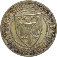 Deutschland: Weimarer Republik 3 Reichsmark 1926