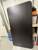 Schwarze Tischplatte for office - 160x80cm