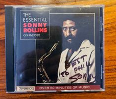 CD Jazz: Sonny Rollins "The Essential" mit Unterschrift