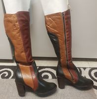 Damenstiefel Echtleder 3-farbig in Grösse 38 von Arise