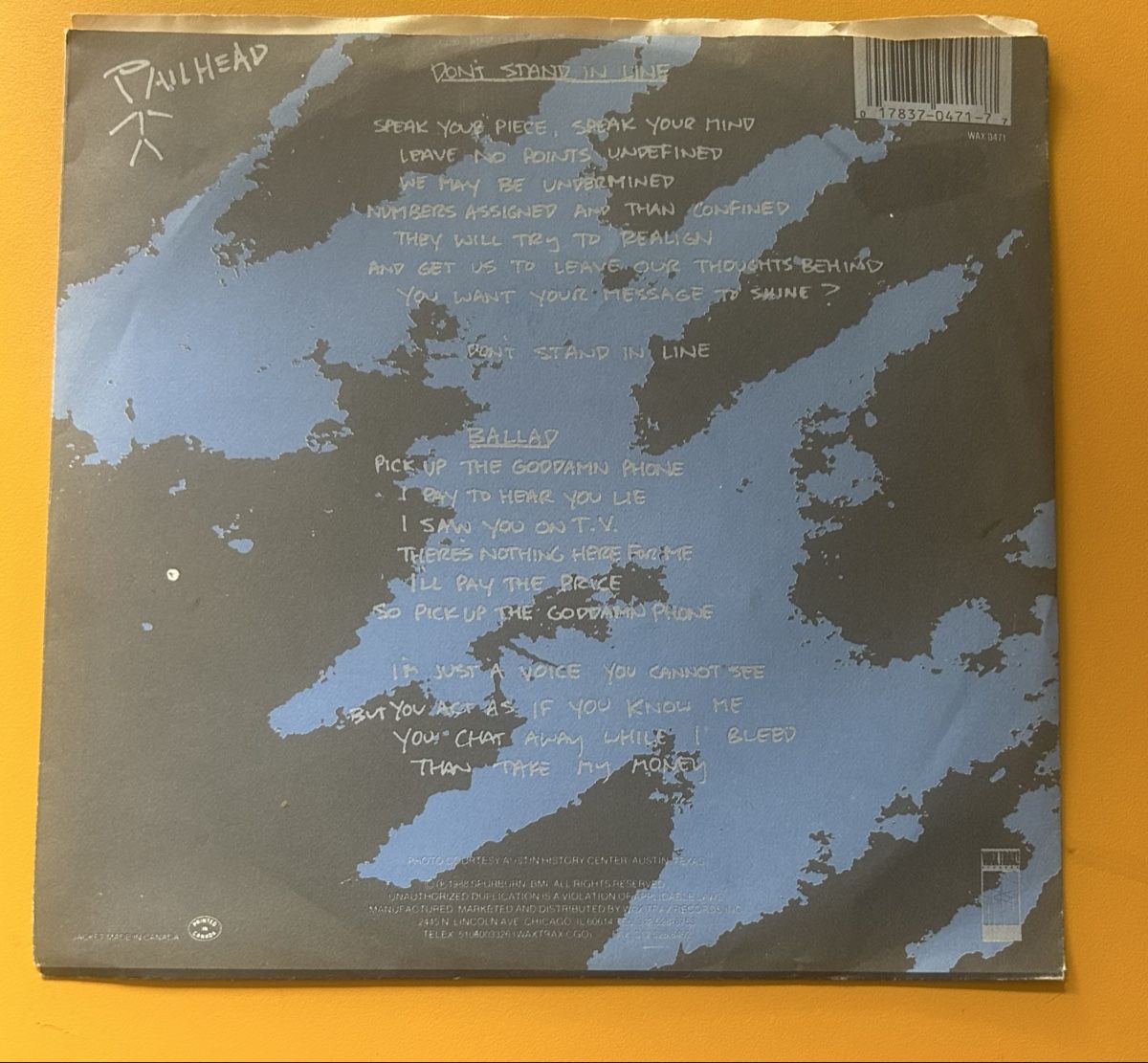Dischi in vinile: Pailhead - Don't stand in line – Usato da Zürich venduto da Deliverance 1