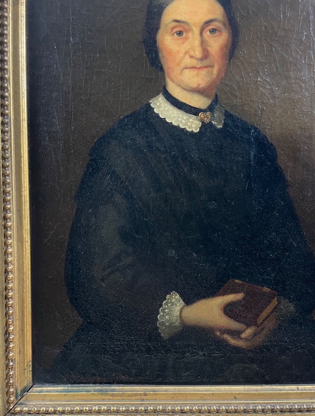 Gemälde: Antikes Portrait Gemälde von Elisabeth Sulzberger – Gebraucht aus Root von  5