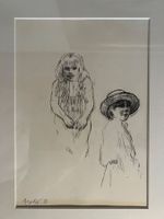 Walter Ropélé original Zeichnung