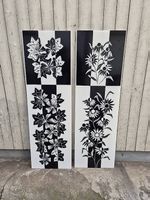 Acryl Leuchtbilder, Deko Bild, Blätter, Blumen