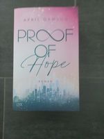 Roman April Dawson Proof of Hope & Faith guter Zustand