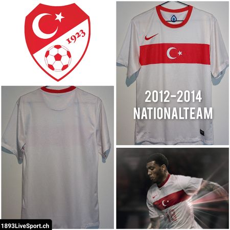 Türkei Trikot, 2012-2014, Nationalmannschaft 
