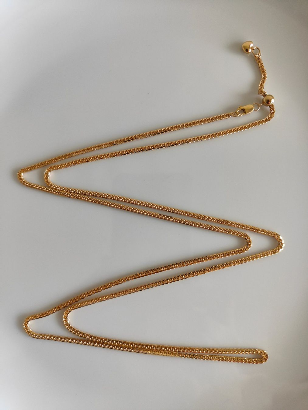 Ketten: Halskette, 18k Gold, ca. 86cm – Gebraucht aus Rümlang von 21f 1