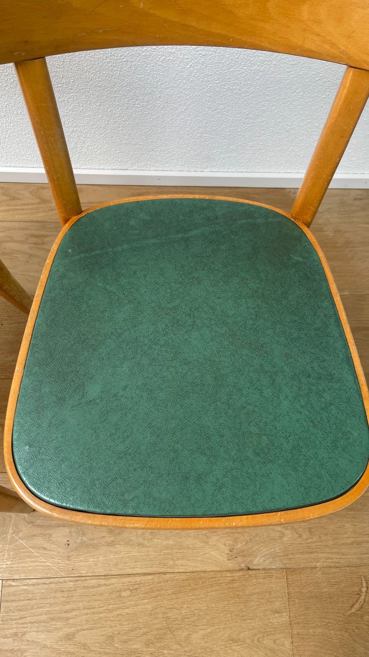 Horgen Glarus Sedie: Horgenglarus Stuhl Beizenstuhl Sitz Vinylbezug – Usato da Aarburg venduto da Qin3ze 8
