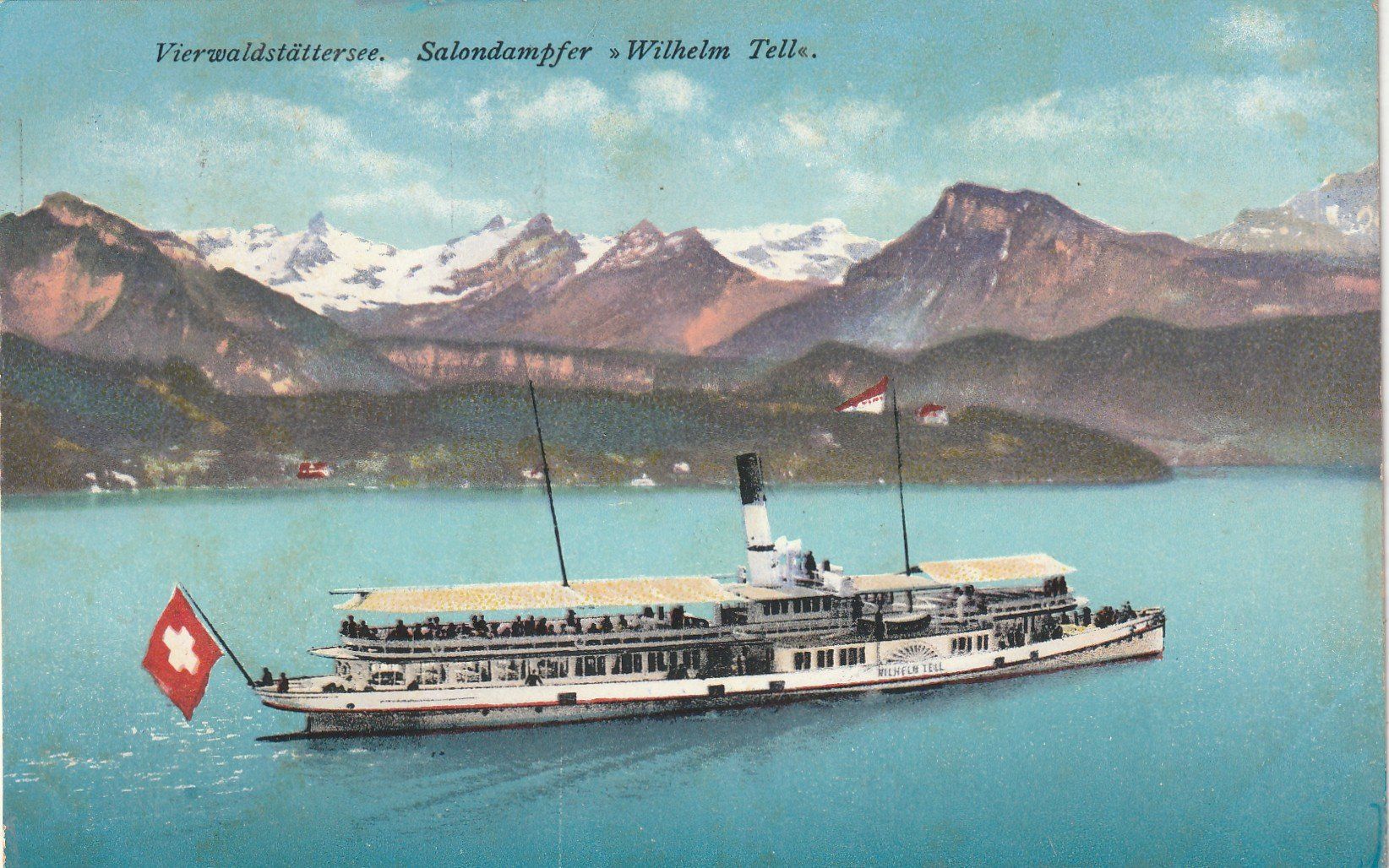 Cartoline postali: Dampfschiff Wilhelm Tell – Usato da Rorschacherberg venduto da fratovi2