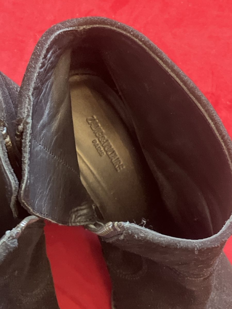 Damenschuhe: Zadid&Voltair Wildleder Stiefeletten, Grösse 38 – Gebraucht aus Muralto von jac_hkz5 5