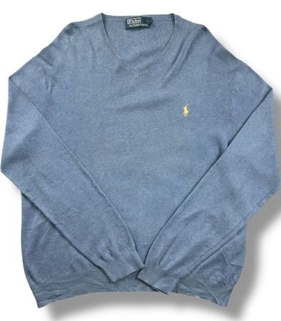 Pull Polo Ralph Lauren Bleu ciel - Taille L