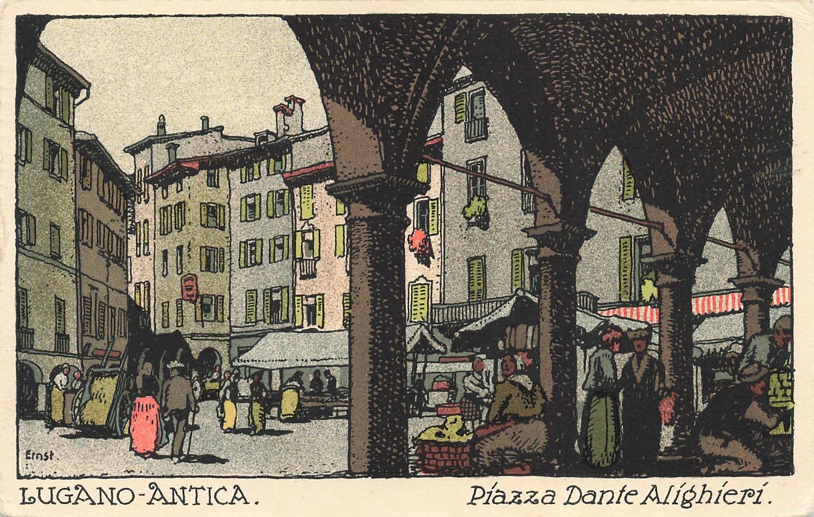 Cartoline postali: Lugano – Usato da Biasca venduto da Blenio71
