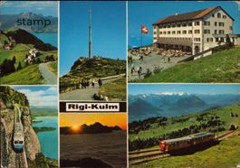 1975 AK Rigisender und Hotel Rigi-Kulm