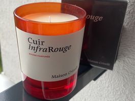 Maison Crivelli Cuir Infra Rouge Große Kerze