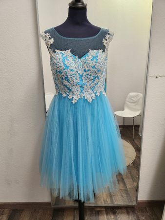 kleid blau