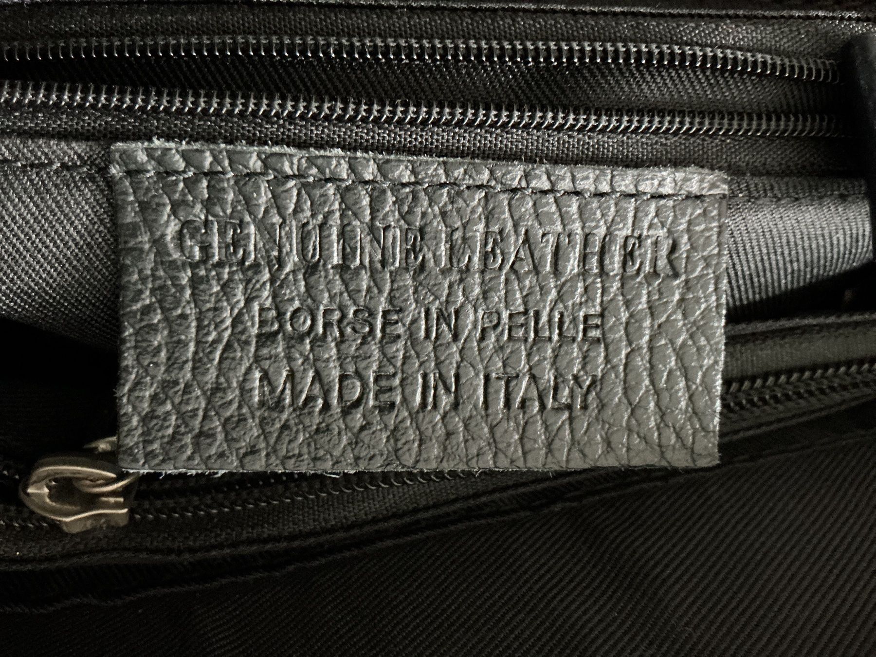 Borse da donna: Leder Tasche dunkel blau – Usato da Wettingen venduto da Andres54 3