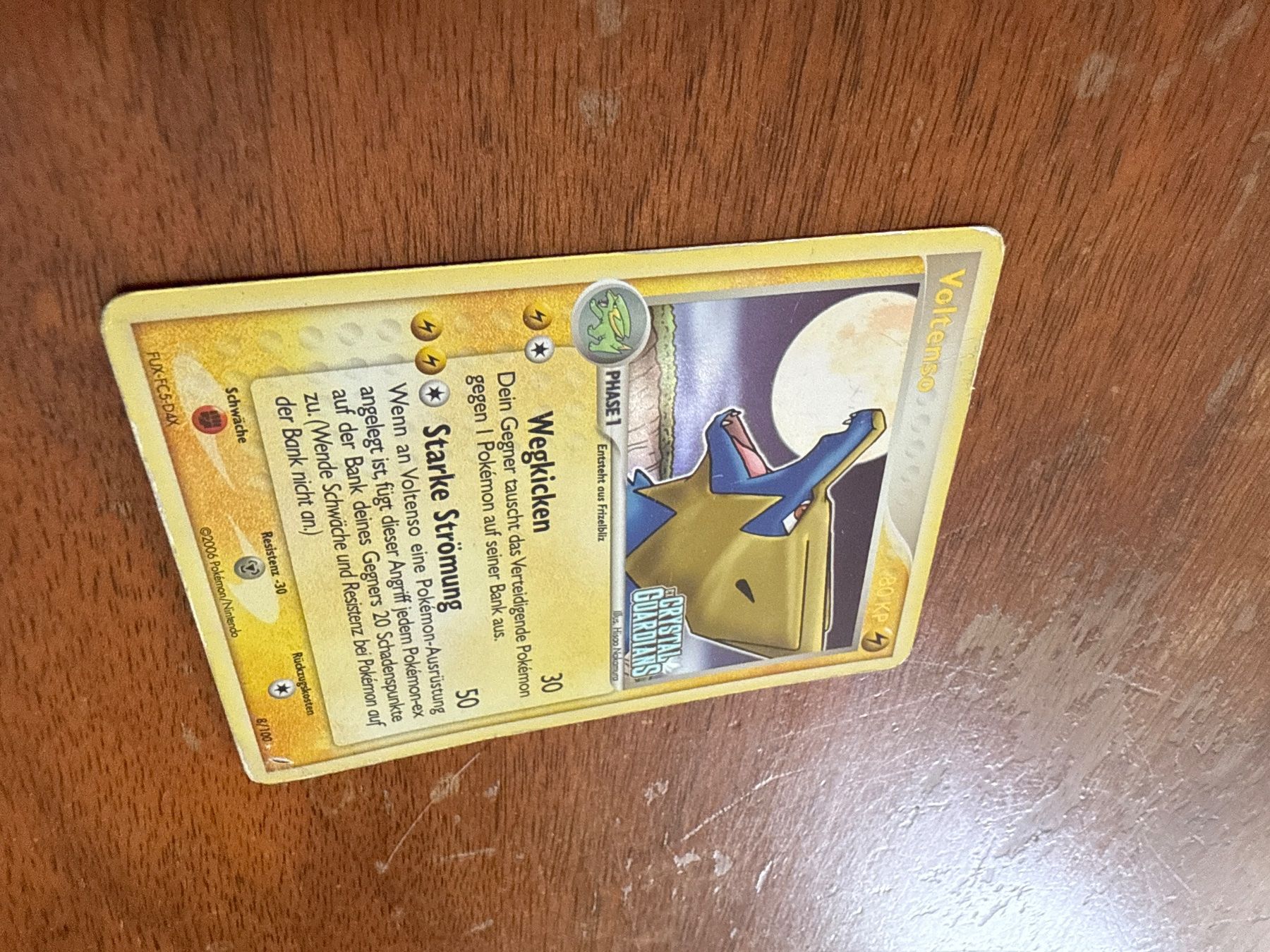 Pokémon Cartes à collectionner: Voltenso / Manectric 8/100 Deutsch Pokémon Poor – Défectueux à Gudo par ken_dr92 3