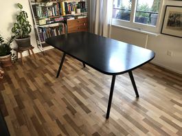 Esstisch Wogg 43 (170x90 / Esche schwarz)