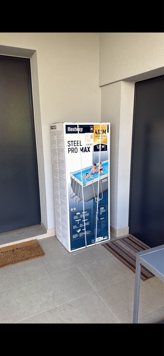 Bestway Schwimmbad: Frame pool with filter pump, rectangular, used – Neu (gemäss Beschreibung) aus Pregassona von giu_bw9d 3