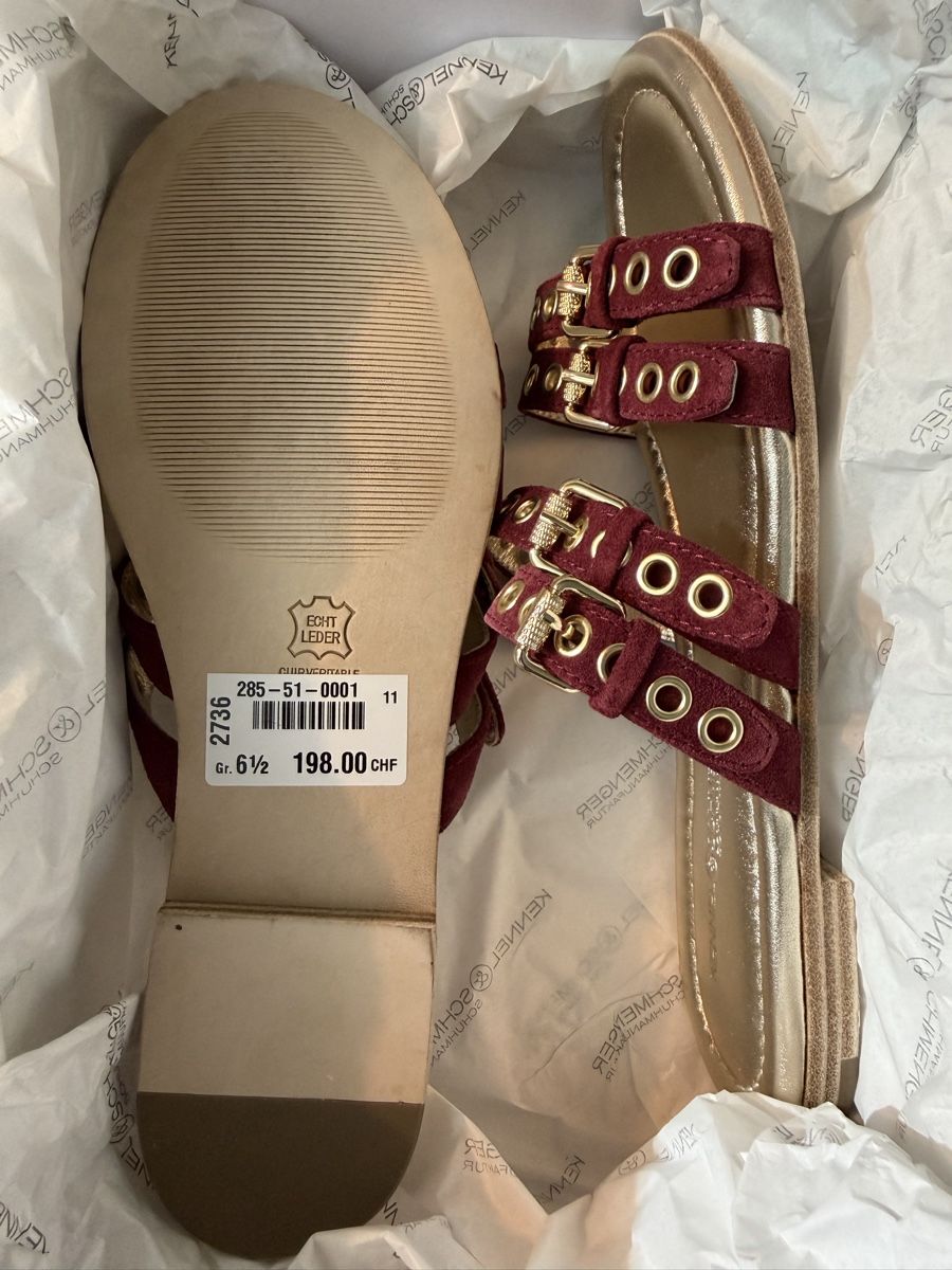 Kennel + Schmenger Scarpe da donna: Mules Kennel & Schmenger bordeaux taille 40  – Nuovo e nell'imballaggio originale da Brügg BE venduto da Goob 7