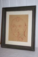 Portrait Mann mit Pfeife