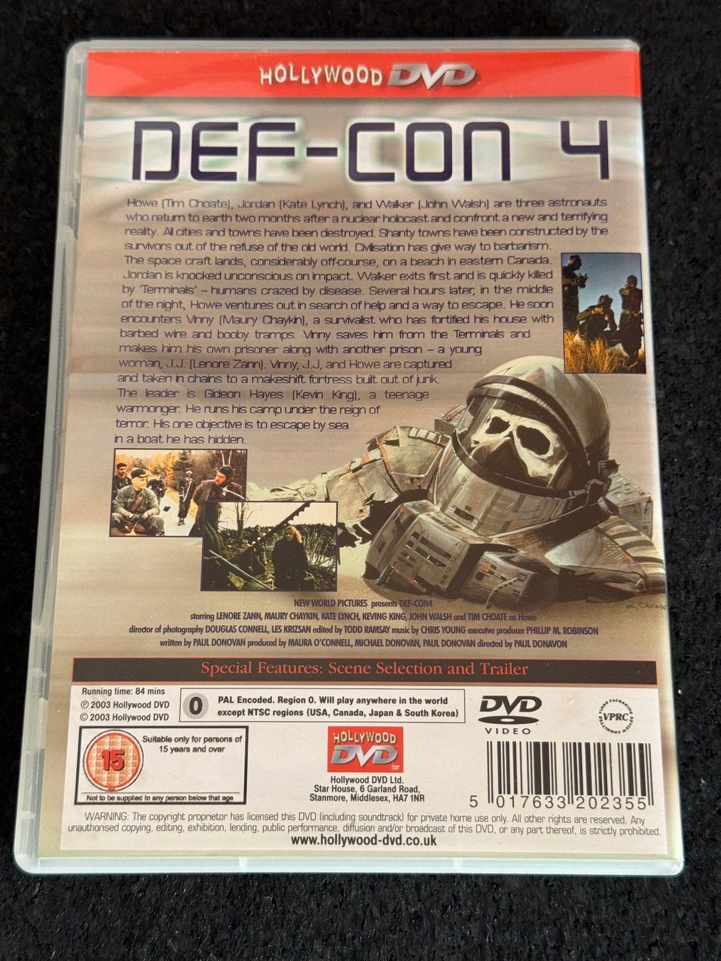 Tutti i DVDs: DEF-CON 4 Hollywood DVD EN – Usato da Fribourg venduto da tschjoly 1
