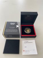 Goldmünze 175 Jahre Bundesverfassung Polierte Platte im Etui
