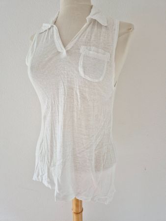 NILE TOP SOMMERTOP XS S 36 LEINEN,  TOLL ZUM ROCK HOSE JEANS