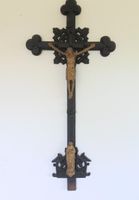 Altes/antikes Grabkreuz aus Eisen ca. 1900