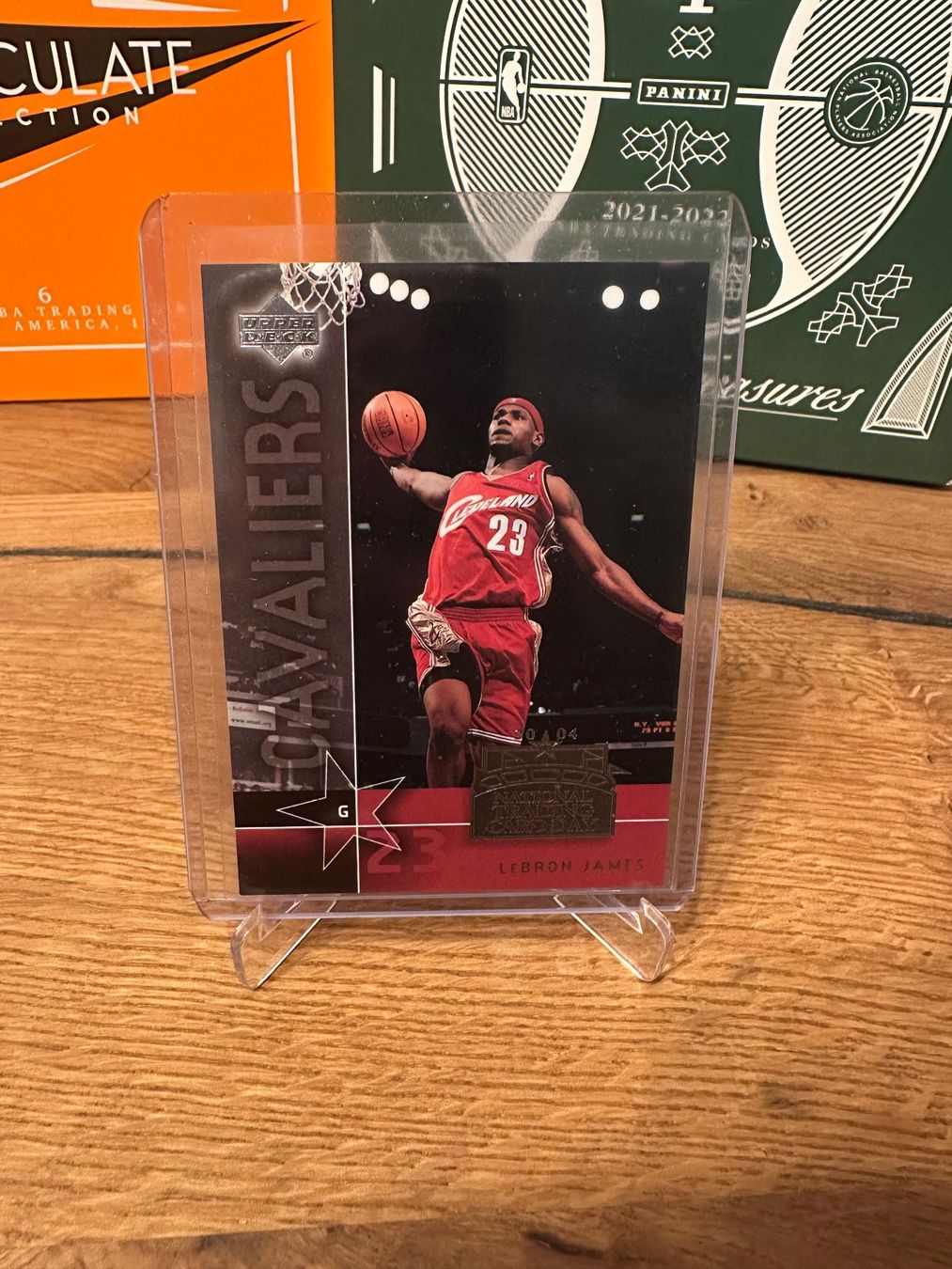 Nba Sammelbilder & Trading cards: LeBron James Upper Deck national trading day – Gebraucht aus Vullierens von Gaara04