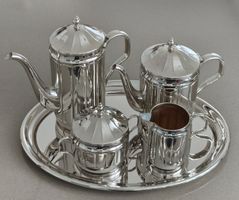 Tee - Kaffee - Gedeck WMF, 5 teilig, Art Déco