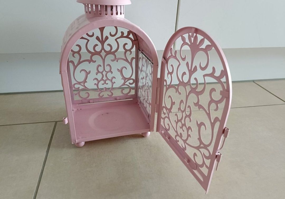Laternen: romantische Laterne in rosa – Gebraucht aus Oberrieden von smarties949 1