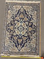 Handgeknüpfter Orientteppich Nain-Stil ca. 95 x 130 cm