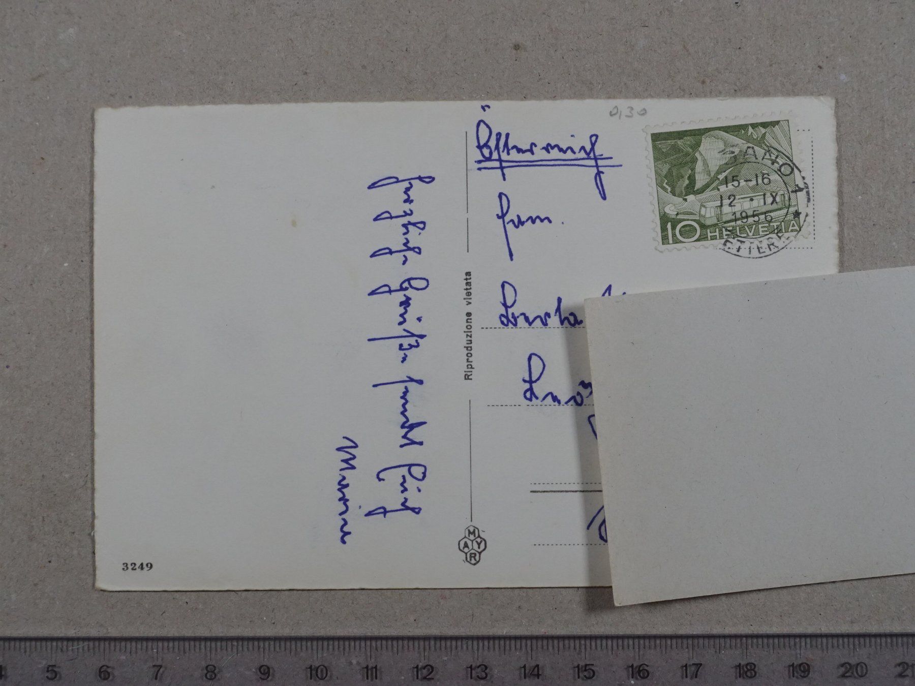Cartes postales: Lugano, 1956 – D'occasion à Lenzburg par fh1 1