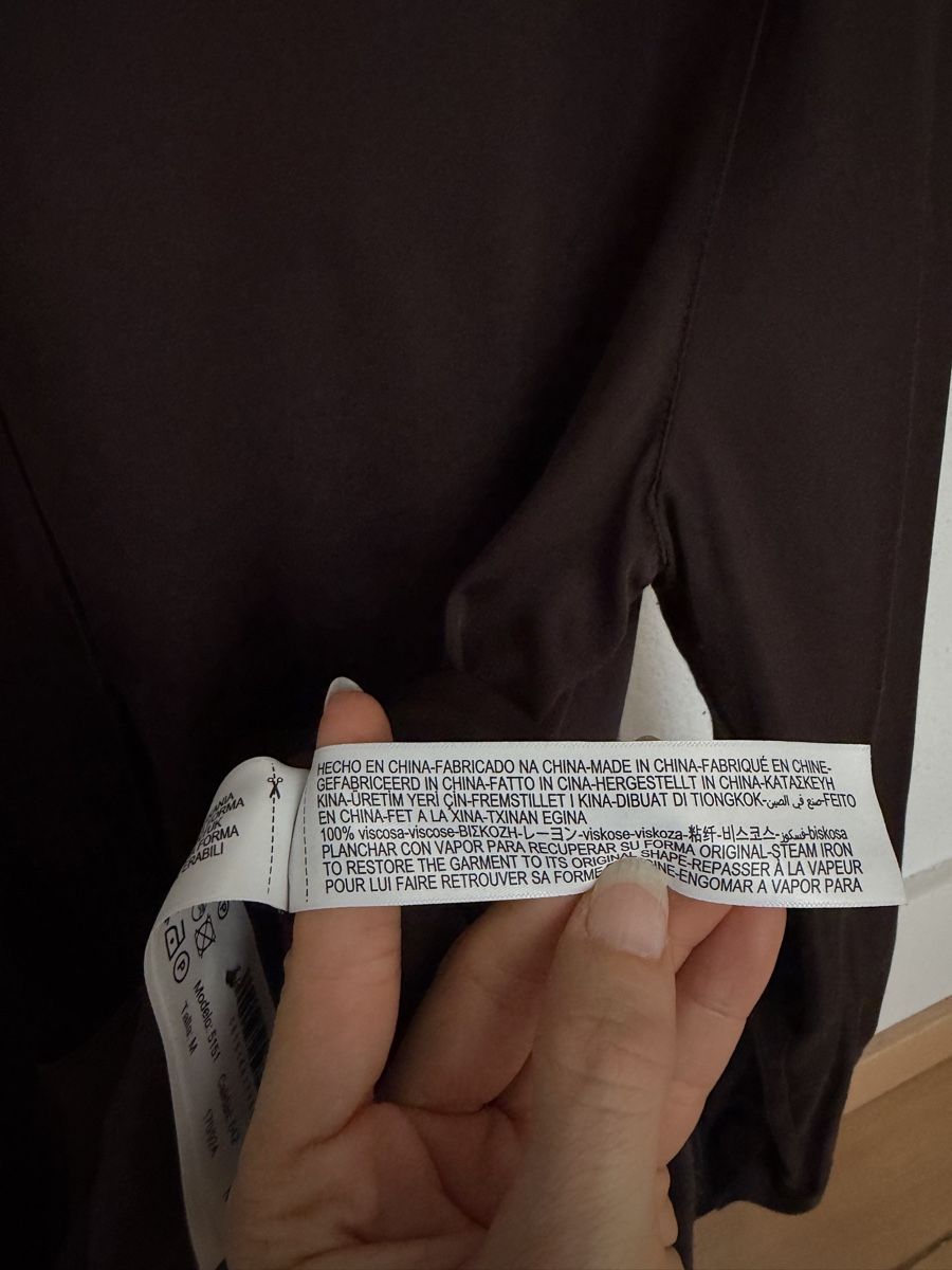 Massimo Dutti Blusen: Massimo Dutti Brown Satin Hemd M – Neu (gemäss Beschreibung) aus Zürich von flo_8x2x 6
