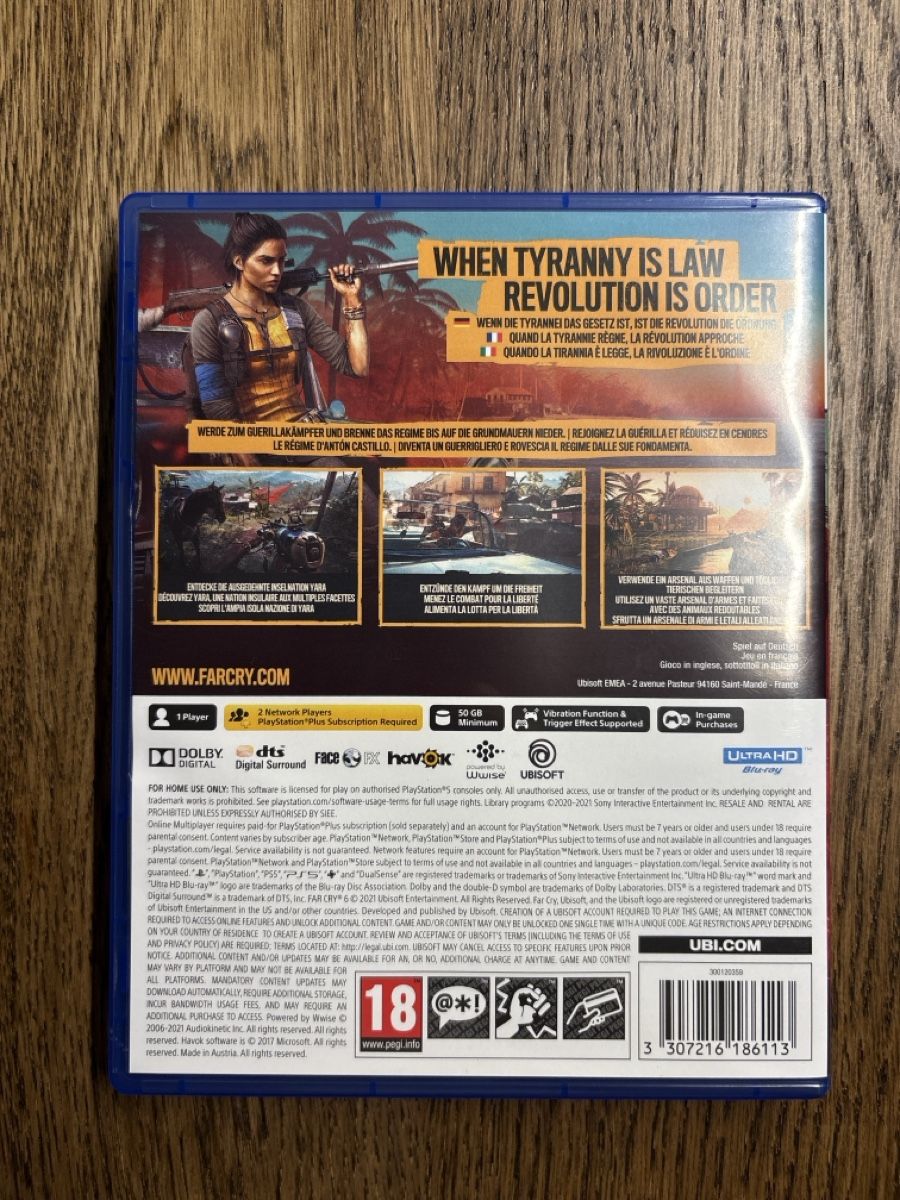 Giochi: Far Cry 6 - PlayStation 5 (PS 5)  – Nuovo (secondo la descrizione) da Steinhausen venduto da burschii 1