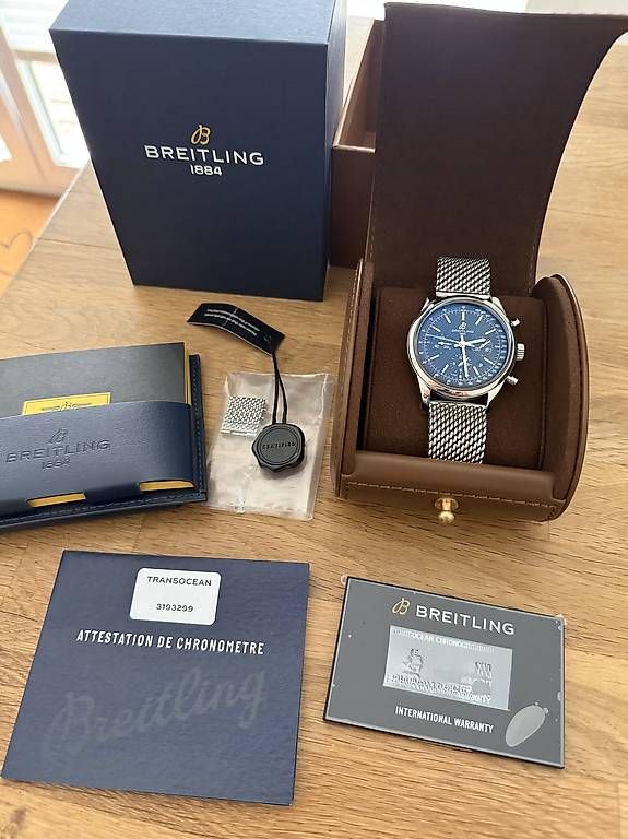 Uhren: Breitling Transocean Chronograph 43mm Full Set – Gebraucht aus Jegenstorf von Nemo03derFim
