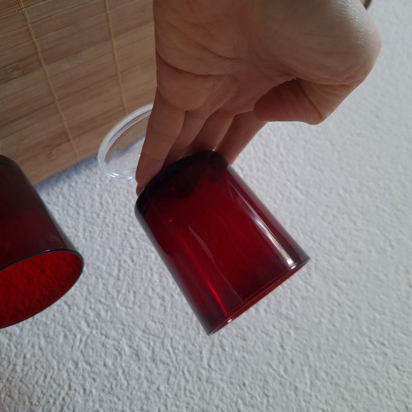 Bicchieri: Rote Weingläser im Stil Luminarc Arcoroc Cavalier – Usato da Winterthur venduto da Goldpipau 3