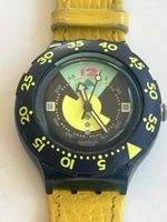 Swatch Aquachrono Mid Size Uhr Gelb guter Zustand(S27)