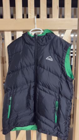 McKinley Daunenweste, Gr. 176, Schwarz/Grün, Top Zustand!