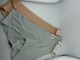 2er Set Damen Slips Seamless Unsichtbar Sommer Neu XL