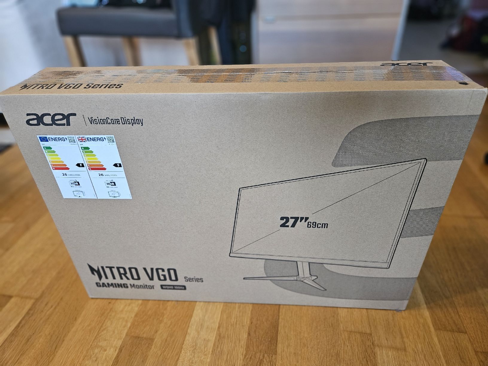 Acer Monitor: ACER Nitro 27" VG270U – Nuovo e nell'imballaggio originale da Unterentfelden venduto da Rednim01 2