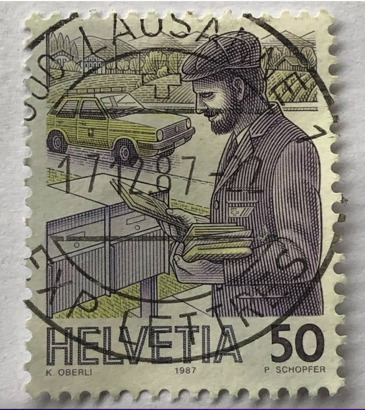 Tutti i francobolli: Nr.738 mit Stempel Lausanne – Usato da Aarau venduto da Billa007