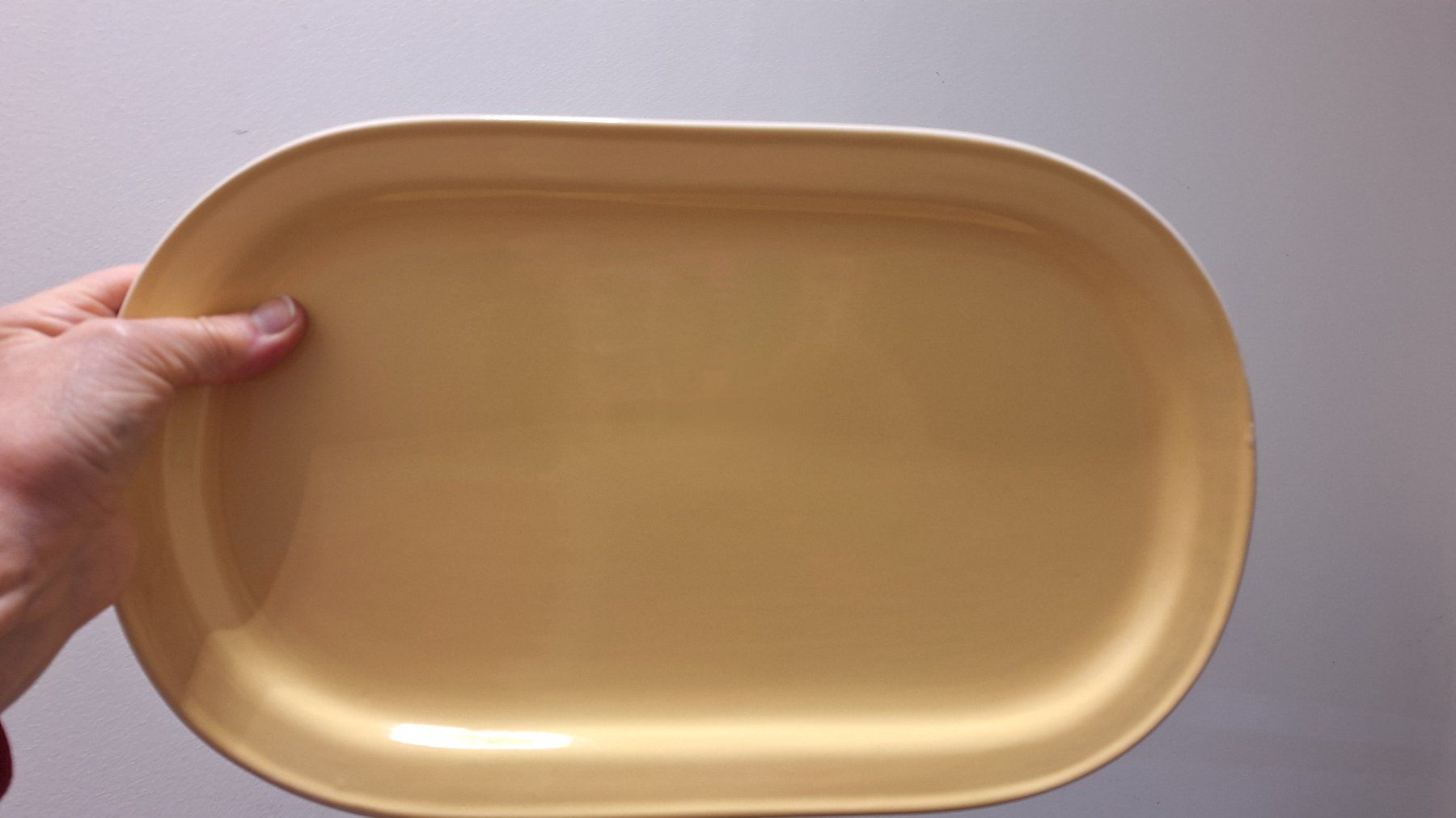 Piatti di portata: Keramik Servier  Platte gelb – Usato da Arlesheim venduto da shopradl 1