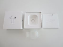 Originalverpackung zu Apple AirPods (2. Gen.) mit Ladecase